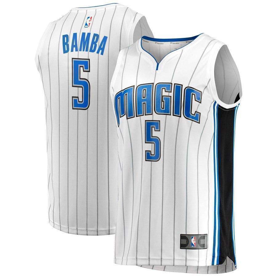 5-Mohamed Bamba Orlando Magic Jersey - Association Edition – White