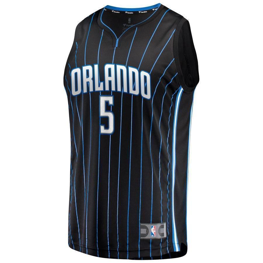 5-Mohamed Bamba Orlando Magic Jersey - Statement Edition – Black