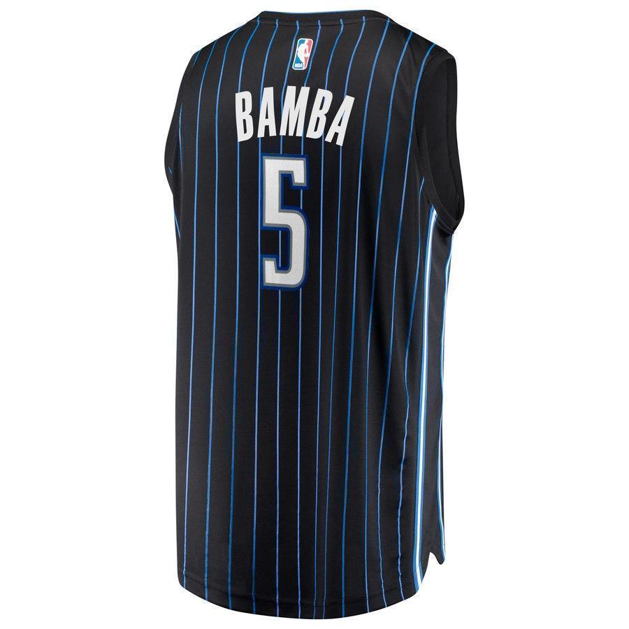 5-Mohamed Bamba Orlando Magic Jersey - Statement Edition – Black