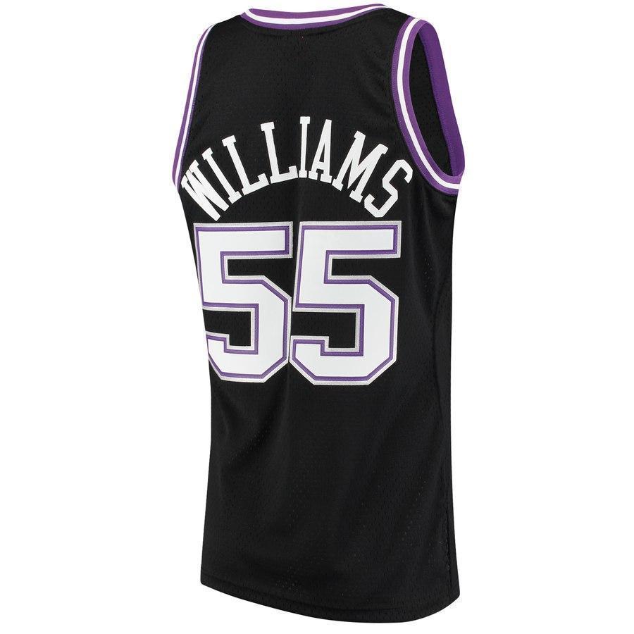 55-Jason Williams Sacramento Kings  2000-01 Hardwood Classics Swingman Jersey - Black