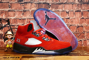 Nike Air Jordan 5 Red Men's Shoes