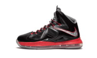 Nike Lebron X+ BLACK/CHROME-UNVRSTY RD-CL GRY