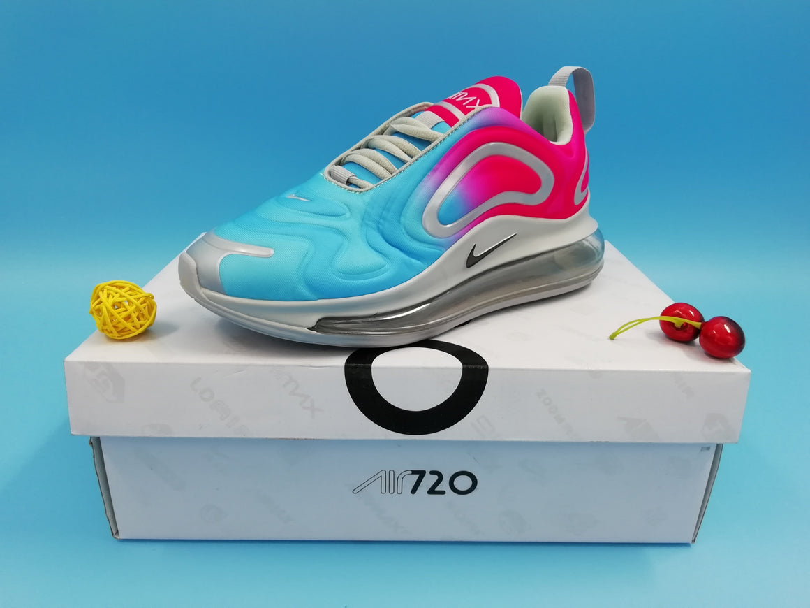 Nike Air Max 720 Sneakers Blue Pink Gray