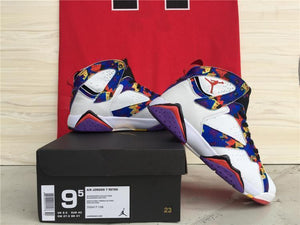 Air Jordan 7S Hardcover Style Black Red Purple (Women)