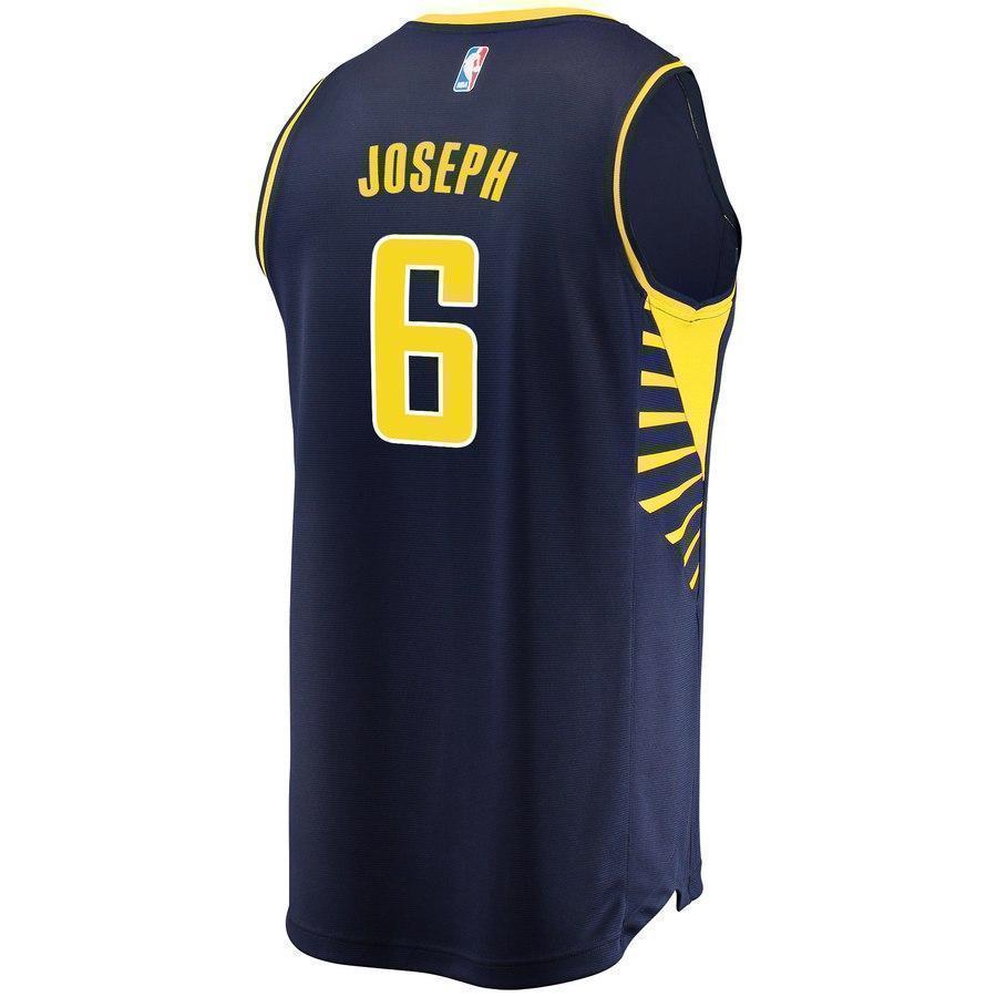 6-Cory Joseph Indiana Pacers  Jersey - Icon Edition – Navy