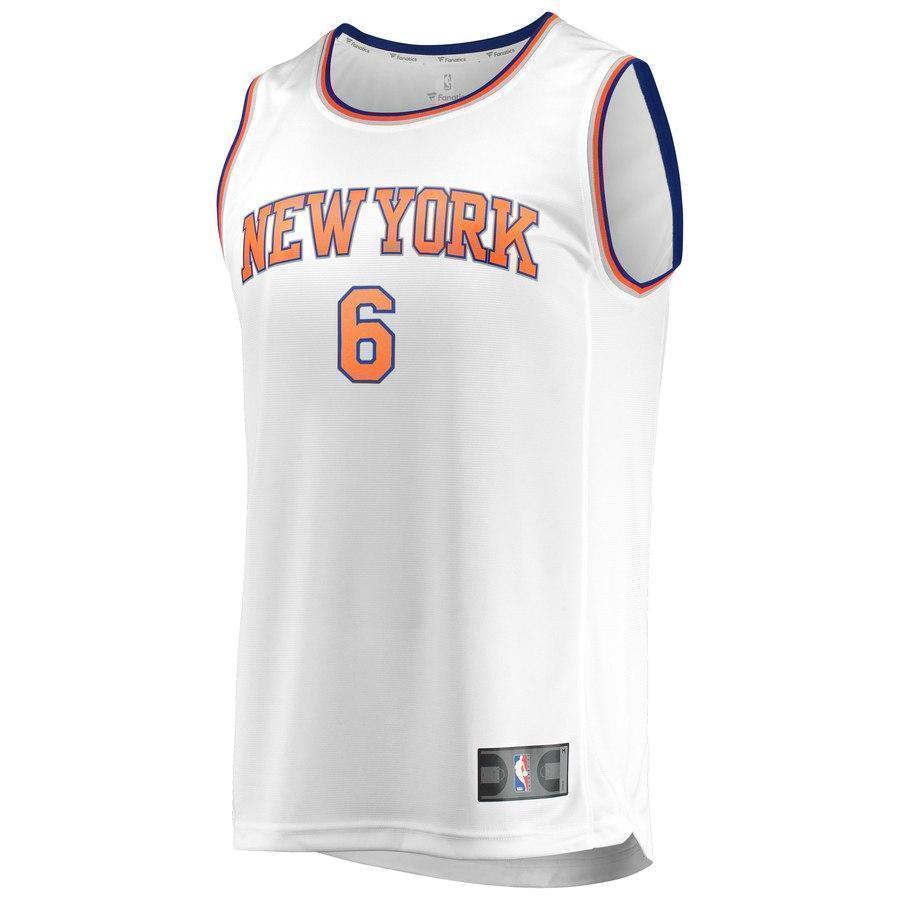 6-Kristaps Porzingis New York Knicks Jersey White - Association Edition