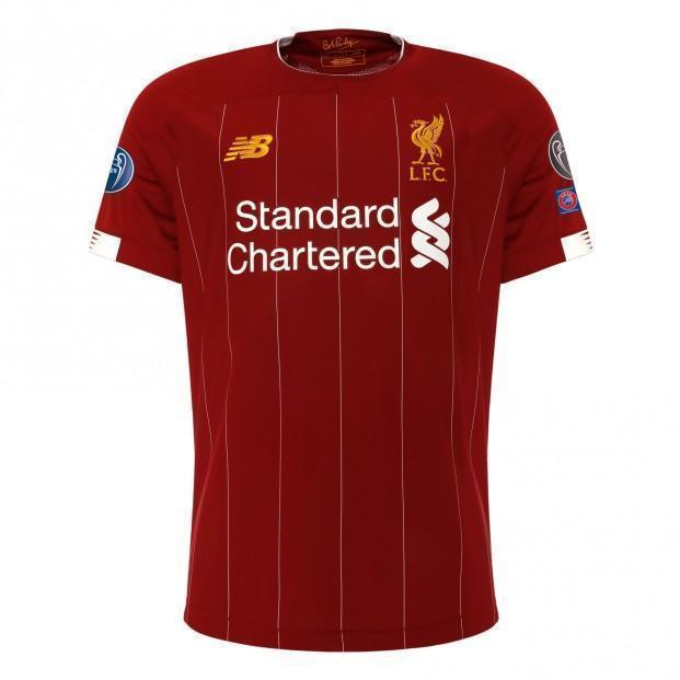 LFC MENS EUROPEAN HOME SHIRT 19/20 - UCL GOLD - CHAMPIONS OF EUROPE 19