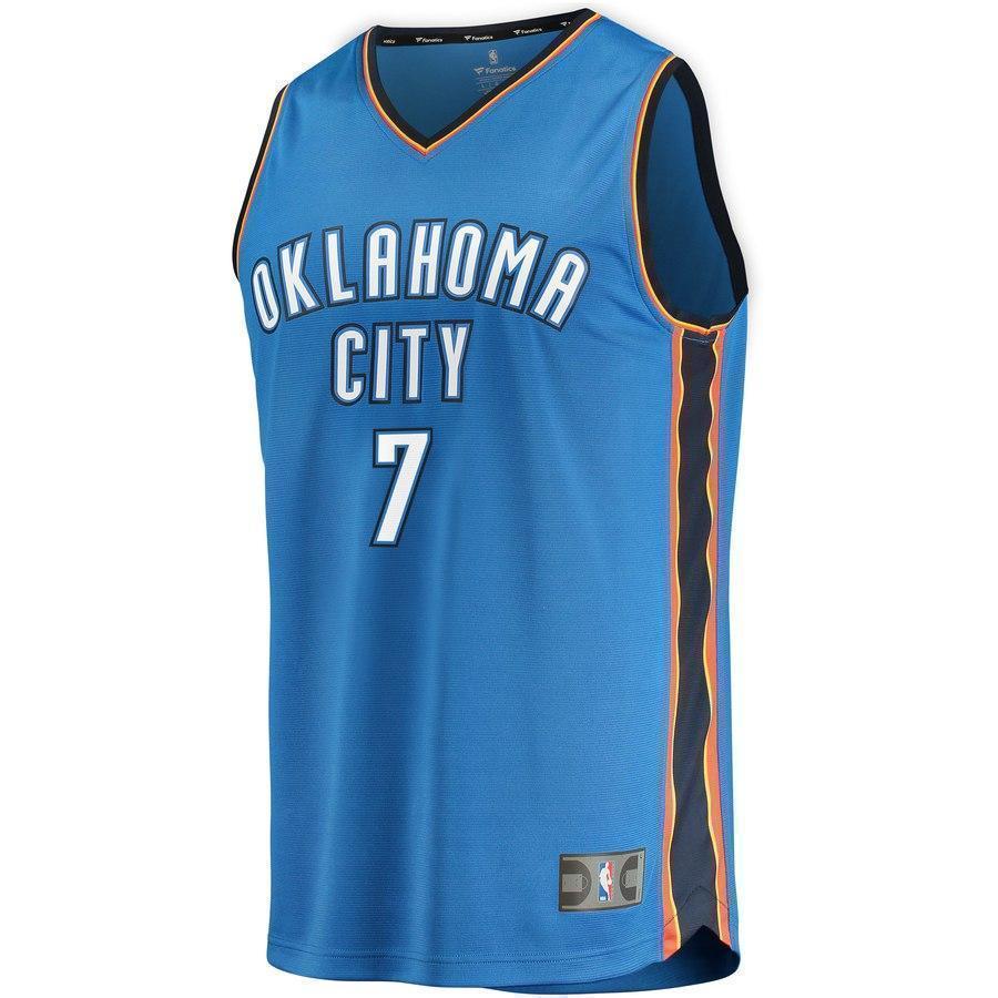 7-Carmelo Anthony Oklahoma City Thunder  Jersey Blue - Icon Edition