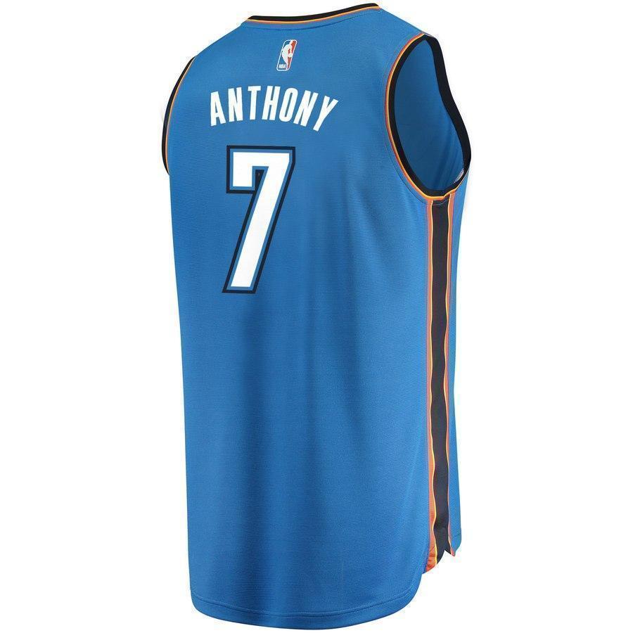 7-Carmelo Anthony Oklahoma City Thunder  Jersey Blue - Icon Edition