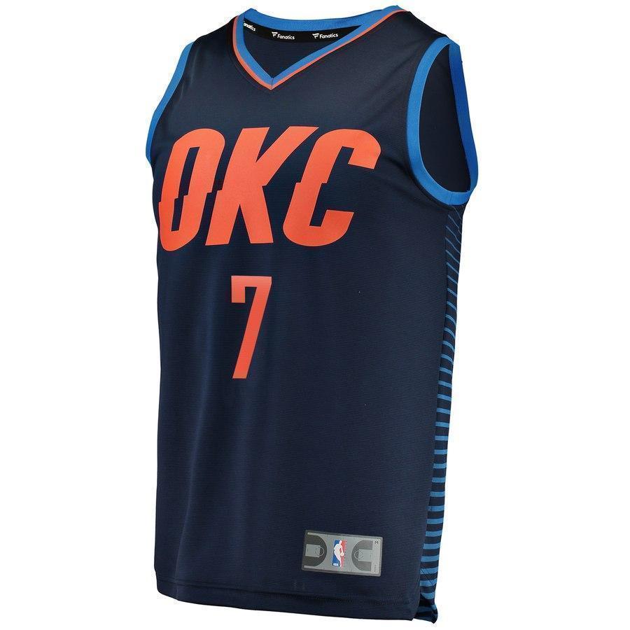 7-Carmelo Anthony Oklahoma City Thunder  Jersey Navy - Statement Edition