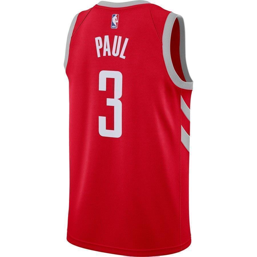 3-Chris Paul Houston Rockets Swingman Jersey - Icon Edition – Red