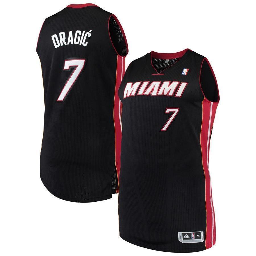 7-Goran Dragic Miami Heat   - Black
