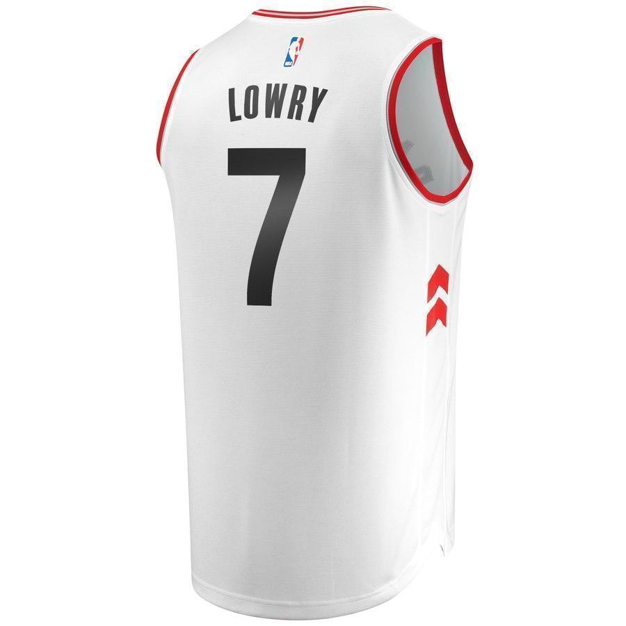 7-Kyle Lowry Toronto Raptors  Jersey - Association Edition – White