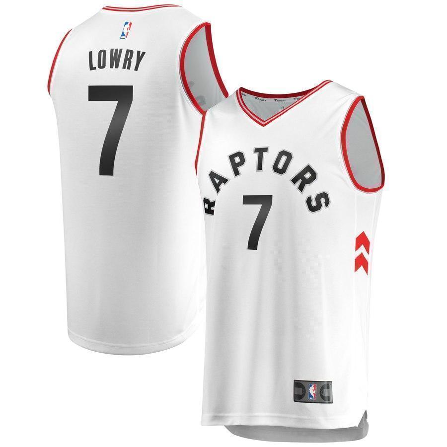 7-Kyle Lowry Toronto Raptors  Jersey - Association Edition – White