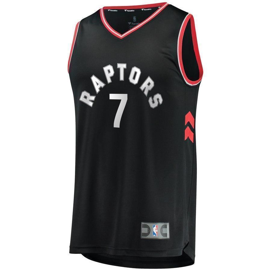 7-Kyle Lowry Toronto Raptors  Jersey Black - Statement Edition
