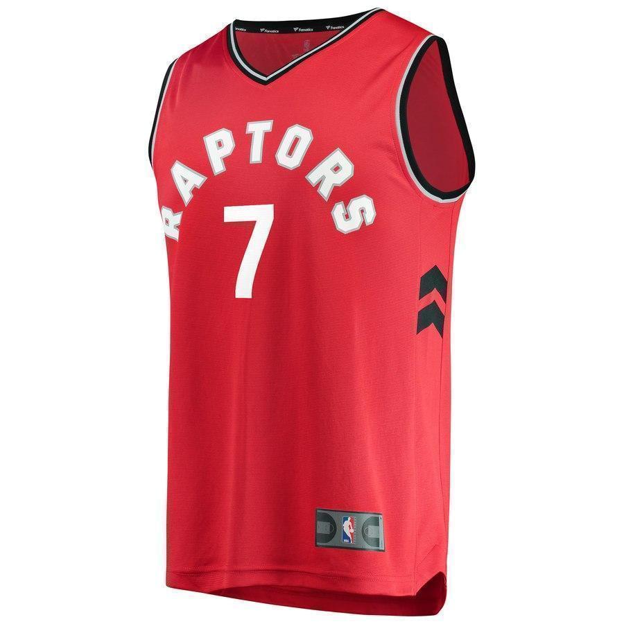 7-Kyle Lowry Toronto Raptors  Jersey Red - Icon Edition