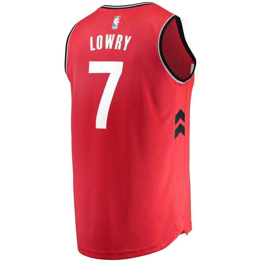 7-Kyle Lowry Toronto Raptors  Jersey Red - Icon Edition