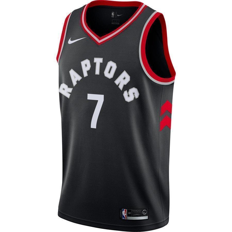 7-Kyle Lowry Toronto Raptors Swingman Jersey - Statement Edition – Black