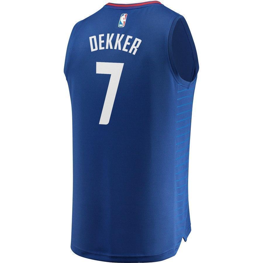 7-Sam Dekker LA Clippers  Jersey Blue - Icon Edition