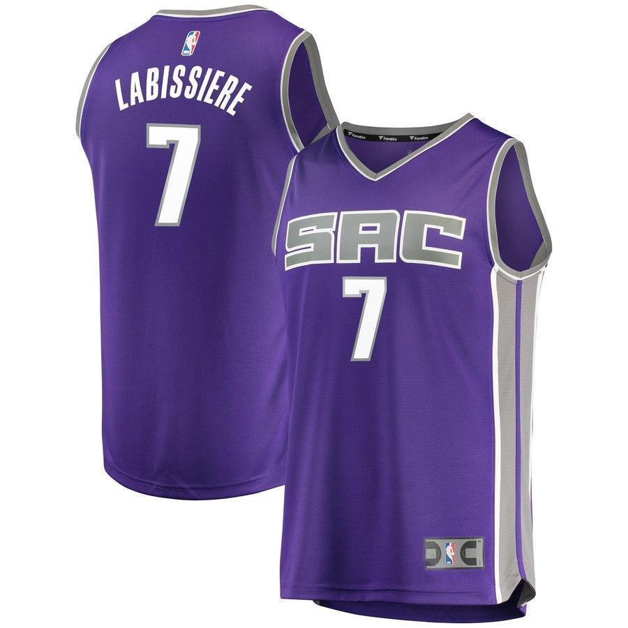 7-Skal Labissiere Sacramento Kings  Player Jersey - Purple