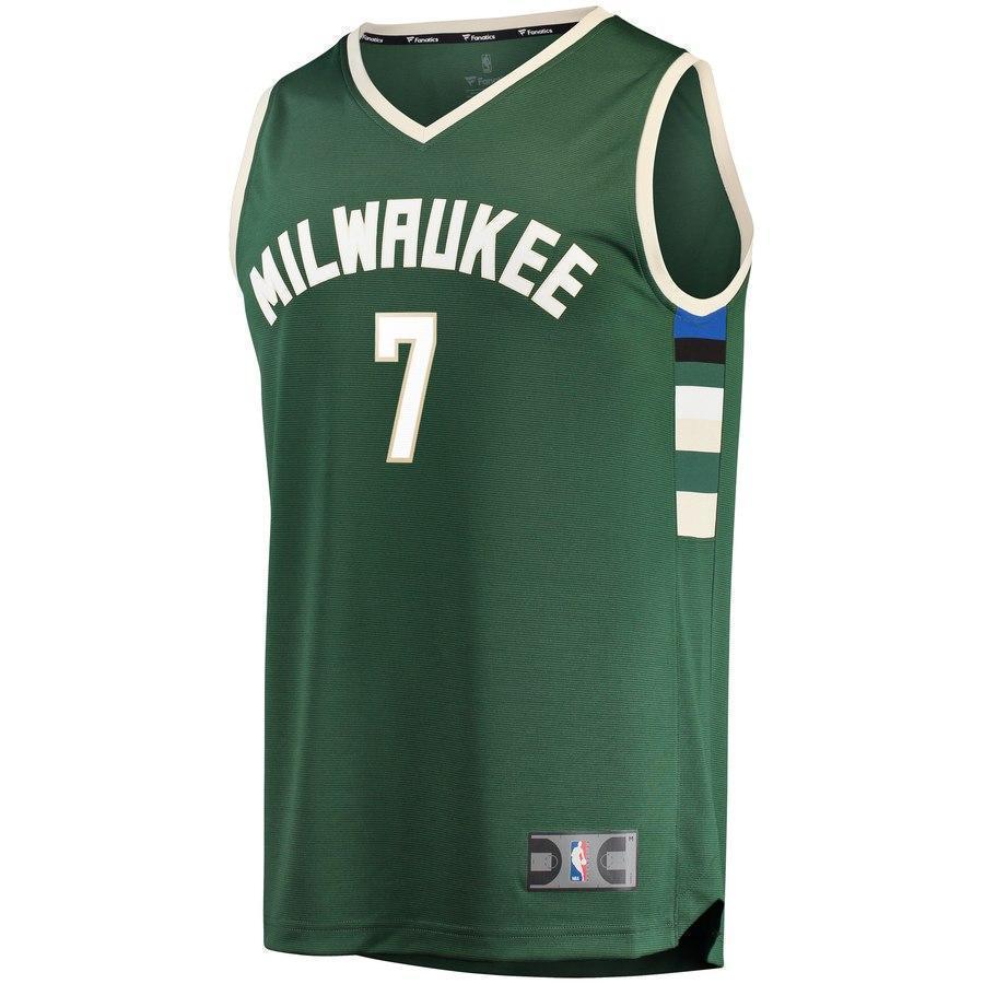 7-Thon Maker Milwaukee Bucks  Jersey Green - Icon Edition