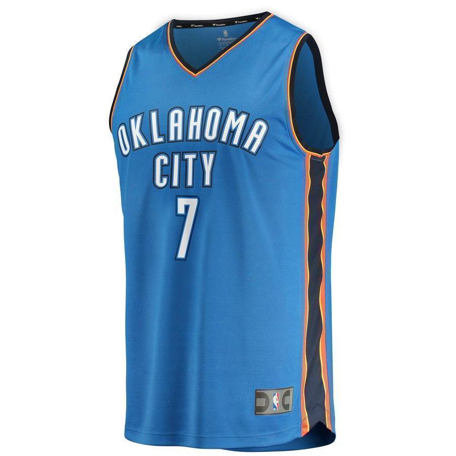 7-Timothe Luwawu-Cabarrot Oklahoma City Thunder  Jersey - Icon Edition - Blue