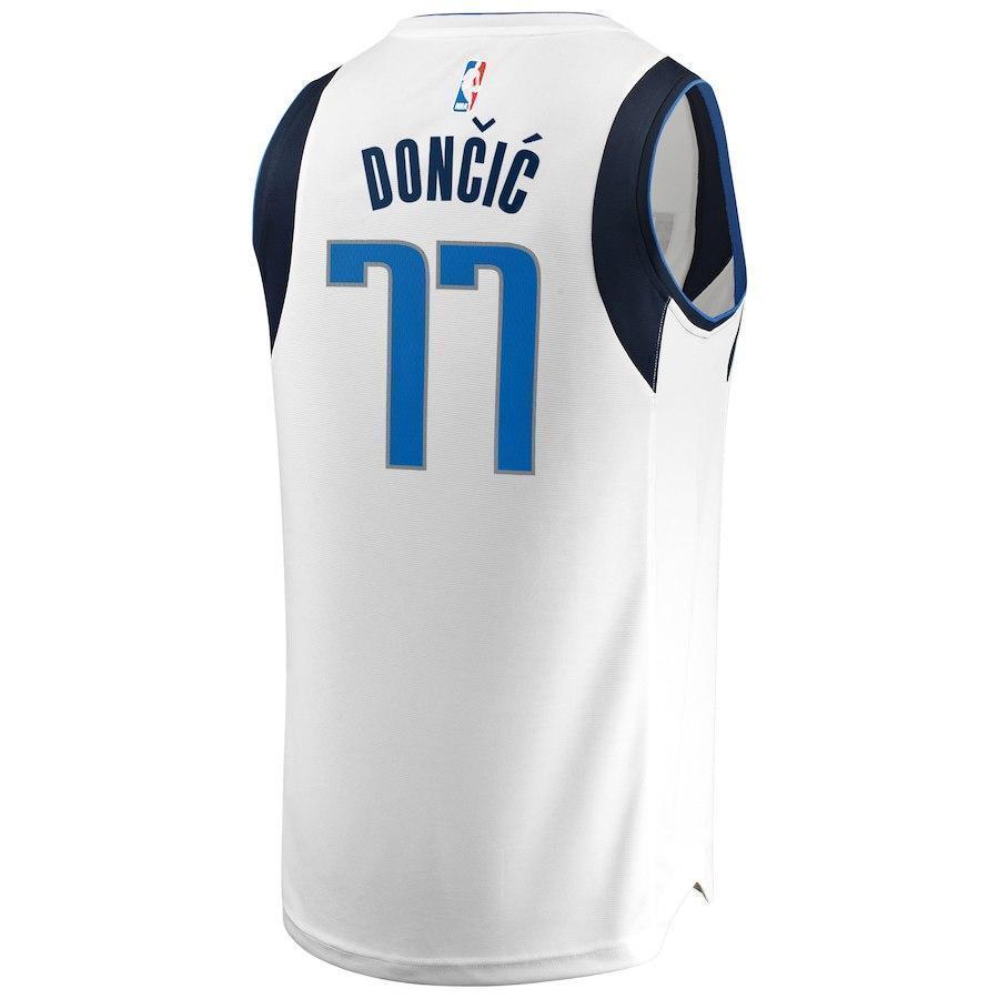 77-Luka Doncic Dallas Mavericks  Jersey – Association Edition – White