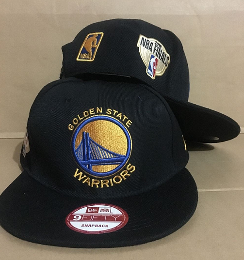 Golden State Warriors New Era 2019 NBA Finals Bound Side Patch Hat - Black