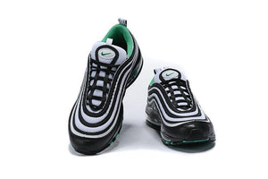 Nike Air Max 97  Women's Shoes Black White Green