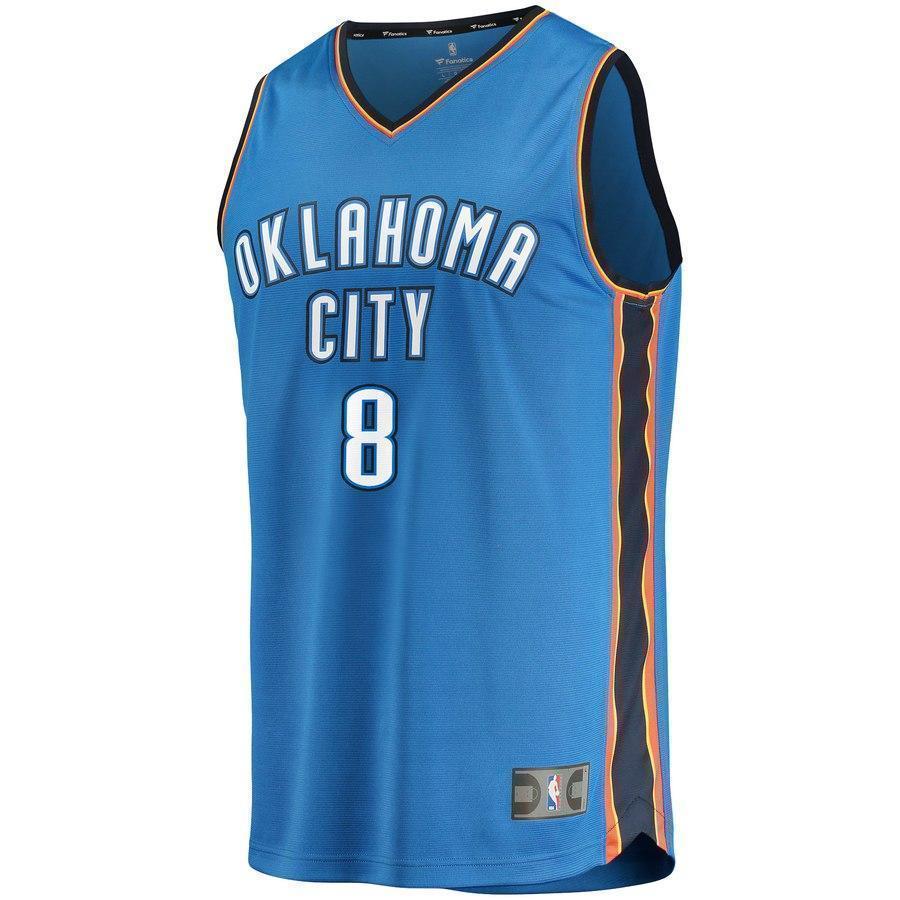 8-Alex Abrines Oklahoma City Thunder  Jersey Blue - Icon Edition