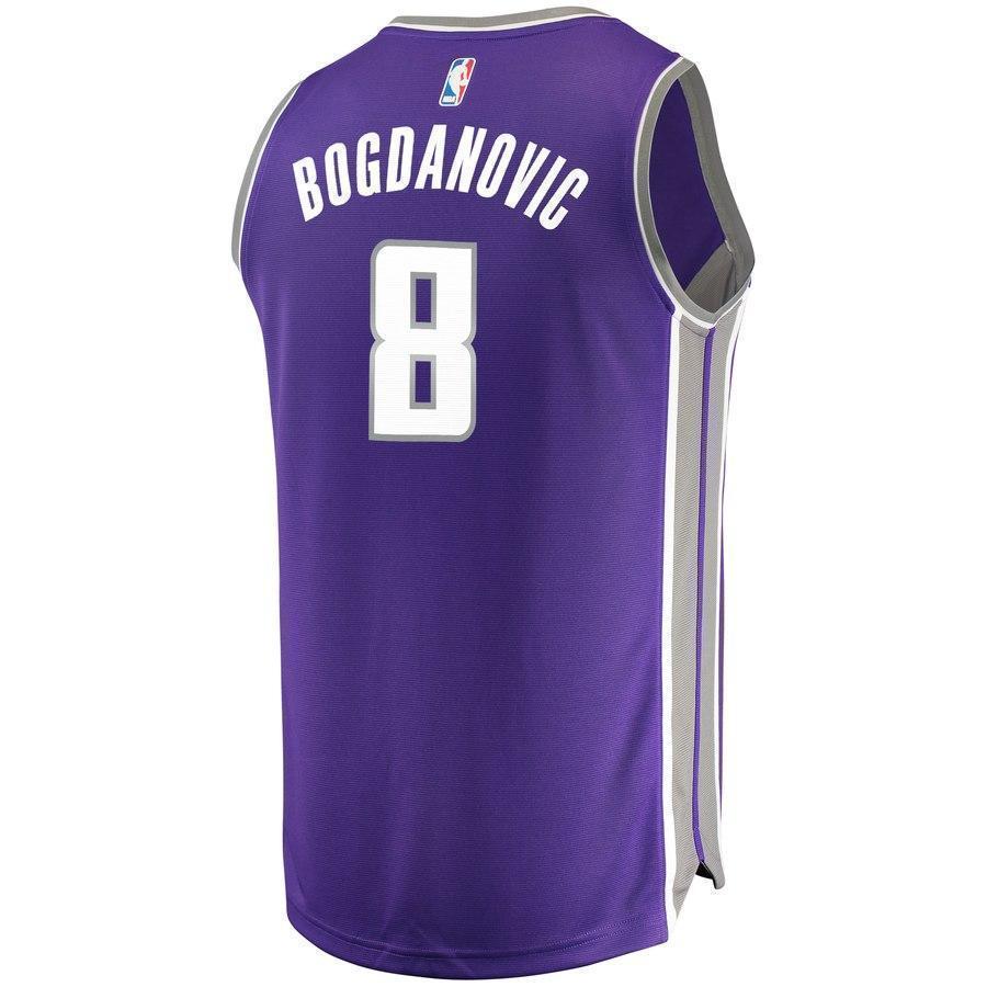 8-Bogdan Bogdanovic Sacramento Kings  Jersey - Purple