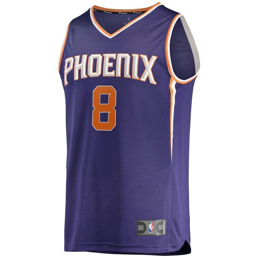 8-George King Phoenix Suns Jersey - Icon Edition - Purple