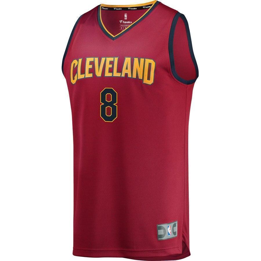 8-Jordan Clarkson Cleveland Cavaliers  Jersey Wine - Icon Edition