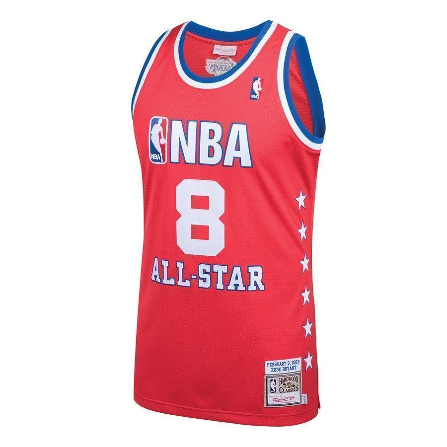 8-Kobe Bryant Western Conference  All-Star Hardwood Classics  – Red