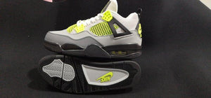 Nike Jordan 4th Generation Black Neon Men's Sneakers