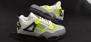 Nike Jordan 4th Generation Black Neon Men's Sneakers