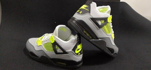 Nike Jordan 4th Generation Black Neon Men's Sneakers