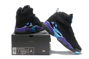 Nike Jordan 8 Men's Sneakers Black Purple