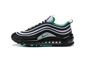 Nike Air Max 97  Women's Shoes Black White Green