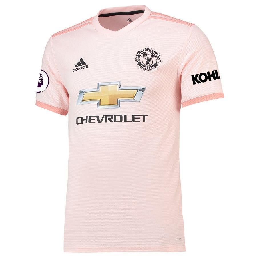 Manchester United 9-Romelu Lukaku Away Soccer Jersey 2018-19 – Coral