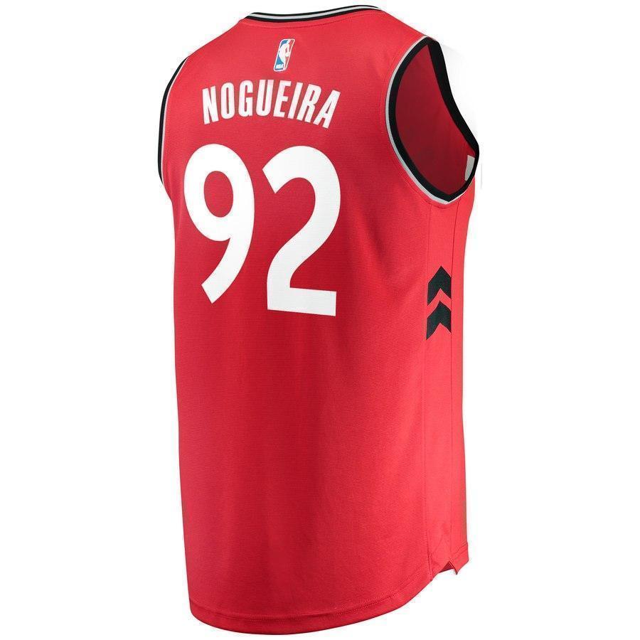 92-Lucas Nogueira Toronto Raptors  Jersey Red - Icon Edition