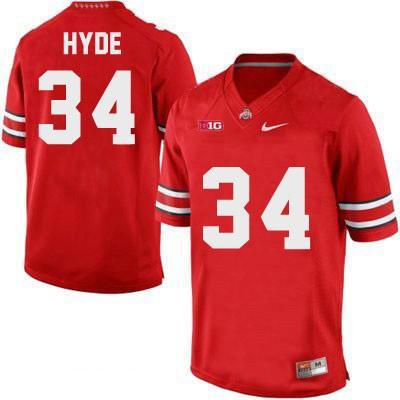 Carlos Hyde Ohio State Buckeyes Nike Football Jersey - Red