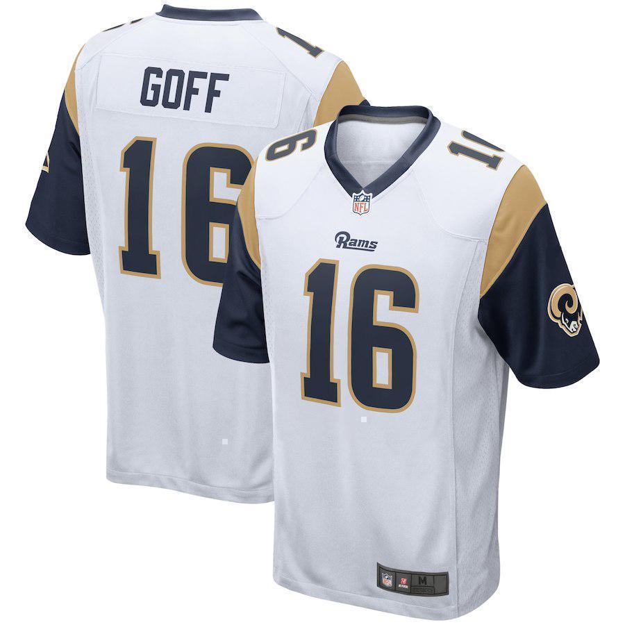 Jared Goff Los Angeles Rams Game Player Jersey