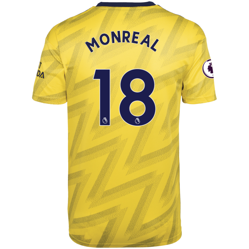 NACHO MONREAL Arsenal Away Soccer Jersey 2019-20