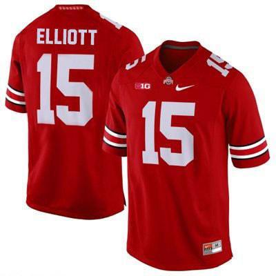 Ezekiel Elliott Ohio State Buckeyes Nike Football Jersey - Red