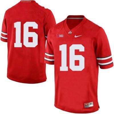 #16 Ohio State Buckeyes Nike Football Jersey - Red