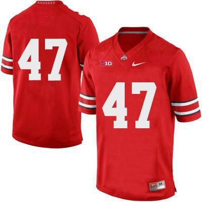 #47 Ohio State Buckeyes Nike Football Jersey - Red