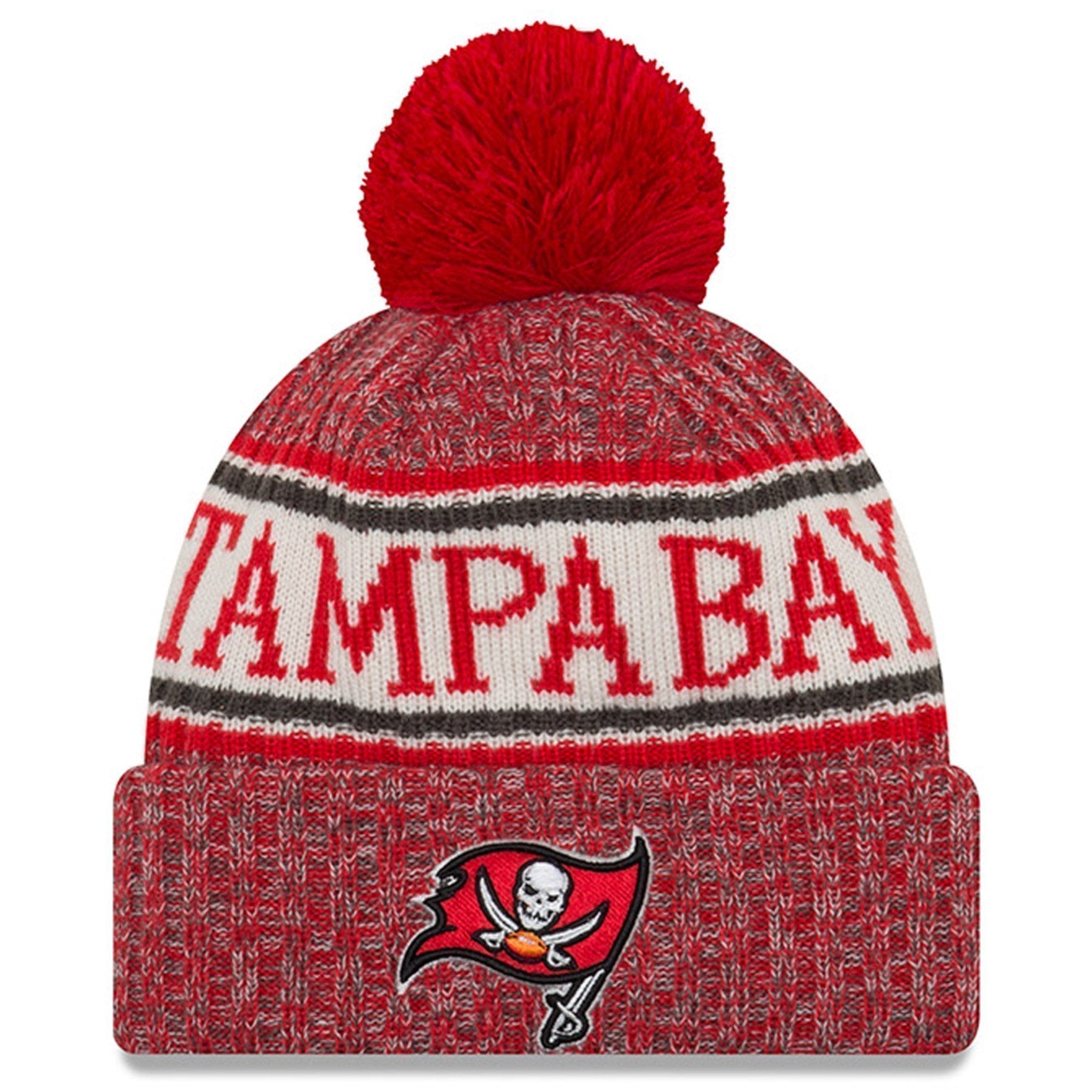 Tampa Bay Buccaneers New Era 2019 Knit Hat – Red