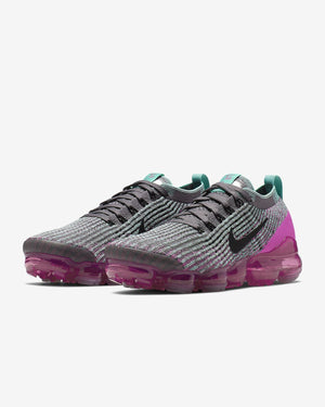 Nike Air VaporMax Flyknit 3 Metallic Silver/ Laser Fuchsia Women's Shoe