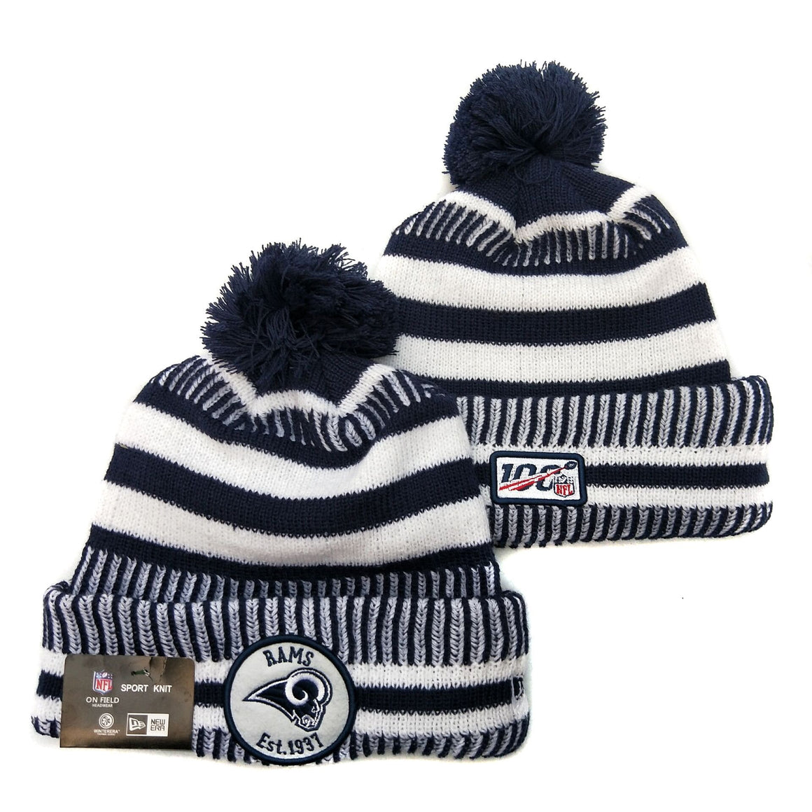 ST- LOUIS RAMS New Era 2019 Cold Weather Knit Hat